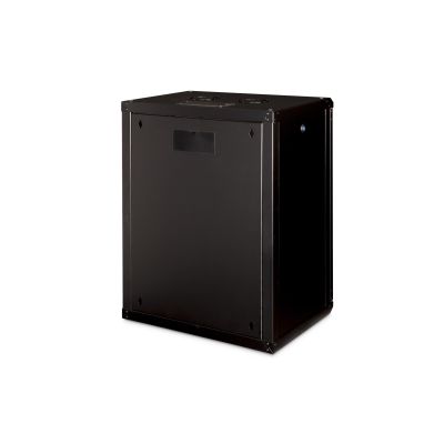 12. Digitus Szafa sieciowa wisząca Unique 19" 16U rack 600x450, drzwi szyba, czarny, niedzielona, złożona, 100kg