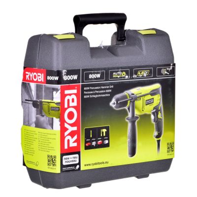 11. Wiertarka udarowa 800W, walizka RYOBI