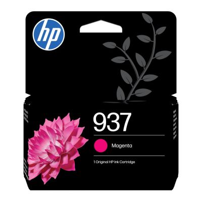 HP Oryginalny wkład z purpurowym atramentem 937