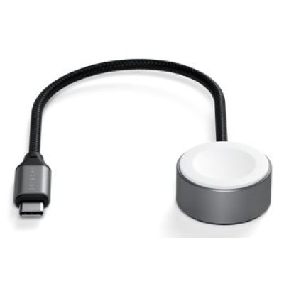 4. Satechi USB-C Fast Charging Cable - kabel ładujący USB-C do Apple Watch, 5W 20 cm (space gray)