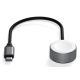 4. Satechi USB-C Fast Charging Cable - kabel ładujący USB-C do Apple Watch, 5W 20 cm (space gray)