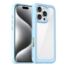 Etui Outer Space Case na iPhone 16e / 17e pokrowiec z elastyczną ramką - niebieskie