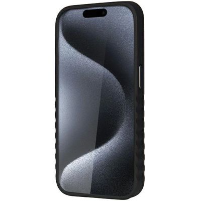 5. Etui Audi Synthetic Leather z MagSafe na iPhone 15 Pro - czarne