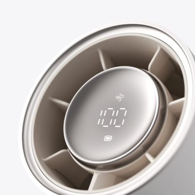 17. Mini wentylator Jisulife Handheld Fan Pro1 Mini 4250 mAh USB-C przenośny wiatraczek dmuchawa - biały