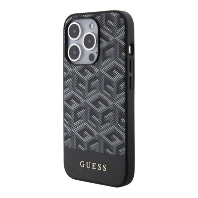 2. Etui Guess GCube Stripes MagSafe na iPhone 15 Pro Max - czarne
