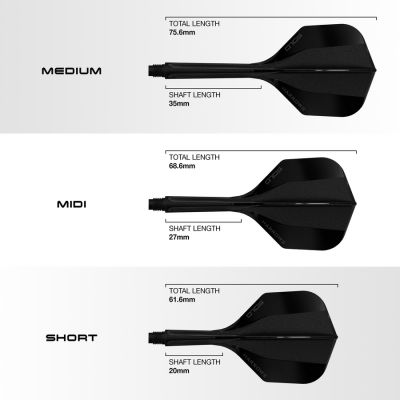 3. Shaft + piórko Harrows Solo - black