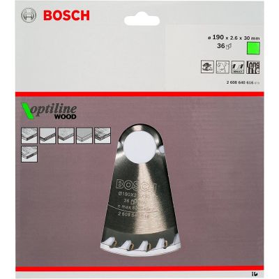 2. Bosch ?2608640616 ostrze do piły tarczowej 19 cm 1 szt.