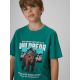 3. T-shirt regular z nadrukiem chłopięcy 4F 4FJKAW26TTSHM4456-46S
