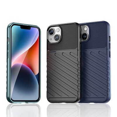 6. Pancerne etui iPhone 15 Plus Thunder Case - niebieskie