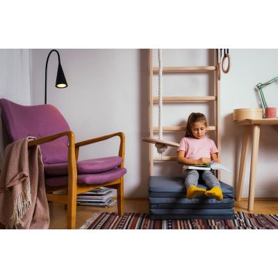 33. MATERAC GIMNASTYCZNY SKŁADANY SZARY 180CM BENCHK