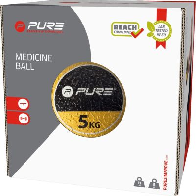 18. MEDICINE BALL PIŁKA LEKARSKA 5KG PURE 2 IMPROVE