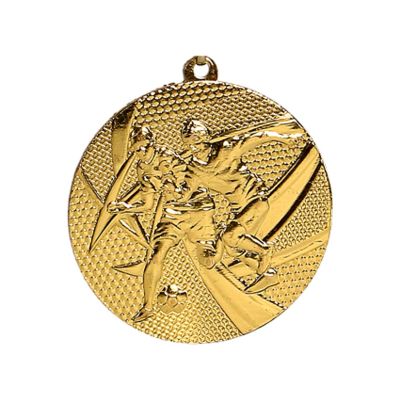 Medal złoty- piłka nożna - medal stalowy