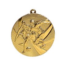 Medal złoty- piłka nożna - medal stalowy
