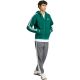 6. Bluza męska adidas Essentials 3-Stripes Fleece Full-Zip Hoodie zielona KZ1412