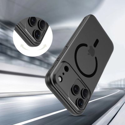 5. Etui Tech-Protect MagSlim MagSafe na iPhone 17 Pro - czarny mat