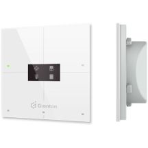 Smart panel Grenton / 4 pola dotykowe / wyświetlacz OLED / TF-Bus / biały szklany front