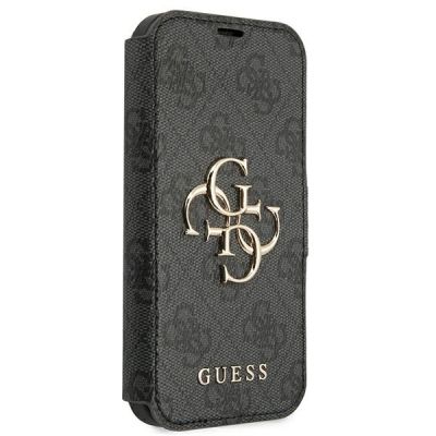 3. Etui Guess 4G Big Metal Logo na iPhone 13 Pro Max 6,7" - szare