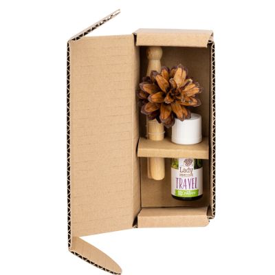 Zestaw Pani Szyszka VERTICAL TRAVEL 1 x Pani Szyszka + 1 mieszanka olejków eterycznych (LP-VERTICAL-TRAVEL)