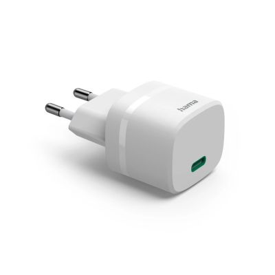 2. Hama 00201964 ładowarka do urządzeń przenośnych Smartfon, Tablet, Power bank, Zestaw słuchawkowy Biały Prąd przemienny Szybkie ładowanie Wewnętrzna