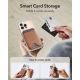 5. Portfel magnetyczny ESR Classic RFID Magnetic Wallet Stand MagSafe na telefon - brązowy