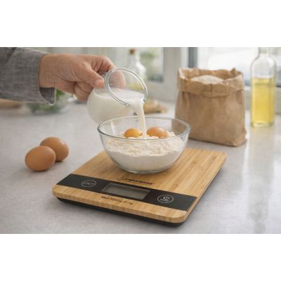 5. Waga kuchenna Esperanza Bamboo EKS005 (kolor beżowy)