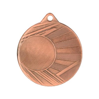 12. MEDAL Z MIEJSCEM NA WKLEJKĘ BRĄZOWY ŚR 50mm