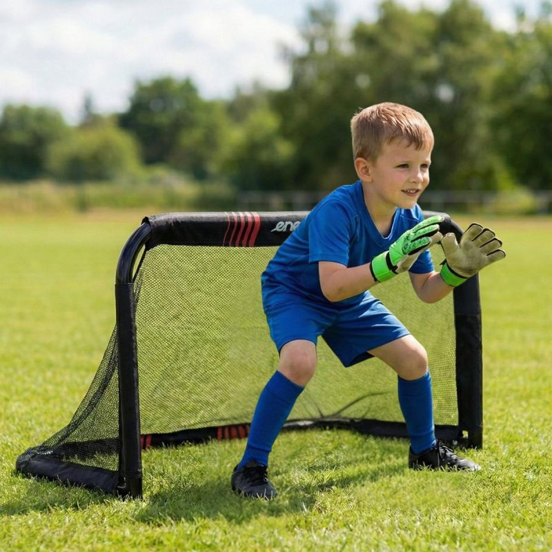 37. BRAMKA DO PIŁKI NOŻNEJ Z SIATKĄ SKŁADANA 90x60x60CM ENERO PRO