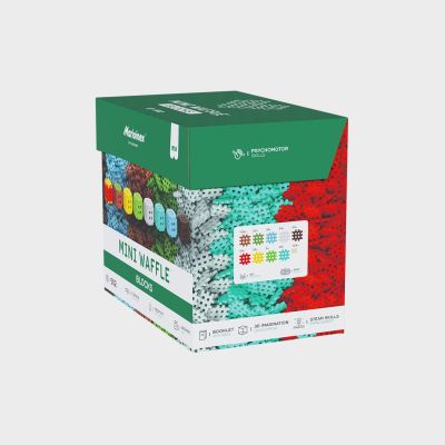 3. Klocki konstrukcyjne Marioinex Mini Waffle, 502 elementy