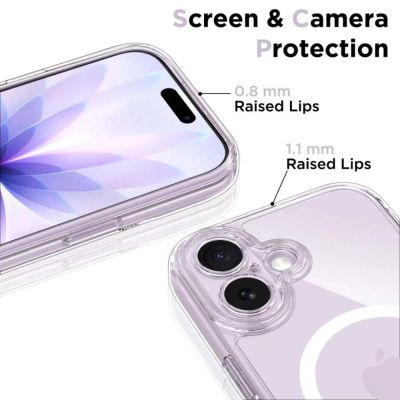 4. Etui Tech-Protect Magpeak Magsafe CC na iPhone 17 - przezroczyste