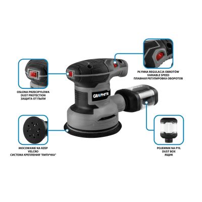 3. Graphite 59G348 polerka/szlifierka do podłóg