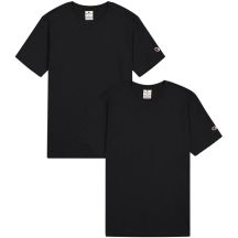 Koszulka męska Champion Short Sleeve T-shirt 2-pak czarna 220267 KK001