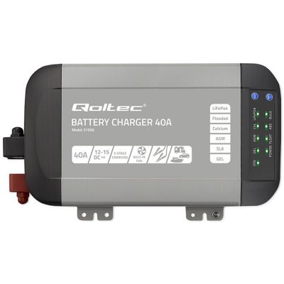 11. Inteligentna profesjonalna ładowarka Monolith do akumulatorów LiFePO4 AGM GEL SLA 40A 12V