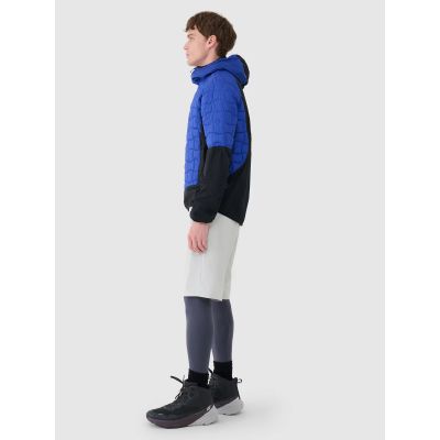 4. Kurtka puchowa trekkingowa z wypełnieniem Primaloft Black męska 4F 4FWSS25TTJAM697-36S