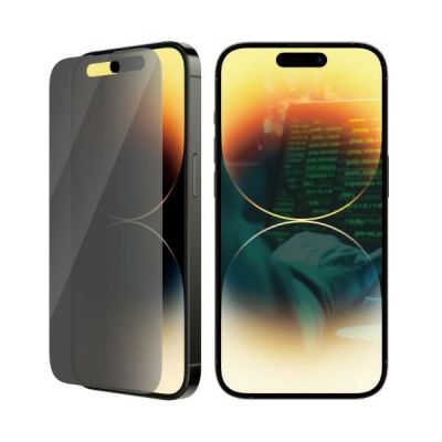 5. Szkło PanzerGlass Classic Fit prywatyzujące antybakteryjne na iPhone 14 Pro