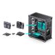 18. Jonsbo D401 PC-Gehäuse, Midi Tower, ATX, Tempered Glass - schwarz
