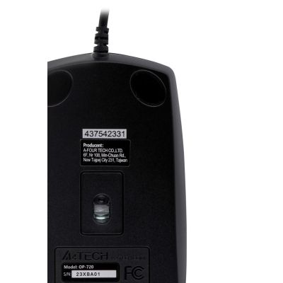 4. Mysz A4 TECH OP-720 A4TMYS43754 (optyczna; 800 DPI; kolor czarny)