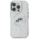3. Etui Karl Lagerfeld IML Metal Karl&Choupette Head MagSafe na iPhone 16 Pro - białe