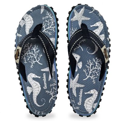 3. Japonki Gumbies Islander Flip-Flops Unisex Seahorse GU-FFISL152