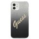 3. Etui Guess Glitter Gradient Script na iPhone 12 mini - czarne