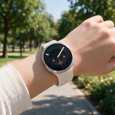 5. Pasek Tech-Protect Silicone Evo na Samsung Galaxy Watch 40 / 44 / 46  mm - beżowy