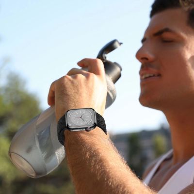 4. Pasek Tech-Protect Nylonmag na Apple Watch 4 / 5 / 6 / 7 / 8 / 9 / SE (38 / 40 / 41 mm) - fioletowy