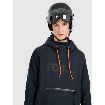 7. Kurtka snowboardowa softshell wiatroodporna membrana 5000 męska 4F 4FRAW25TSOFM509-20S