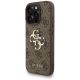 3. Etui Guess 4G Strap 4G Classic Logo na iPhone 16 Pro - brązowe