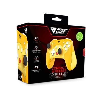 6. Dragonshock PopTop Compact Pomarańczowy, Czerwony, Żółty Bluetooth Gamepad Nintendo Switch
