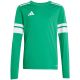 11. Koszulka dla dzieci adidas Squadra 25 Long Sleeve zielona JN7491
