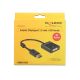 DeLOCK 62599 adapter kablowy 0,2 m DisplayPort DVI-I Czarny