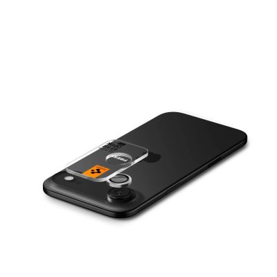5. Osłona aparatu Spigen Optik Pro GLAS.TR ”EZ FIT” 2-pack na iPhone Air - srebrna