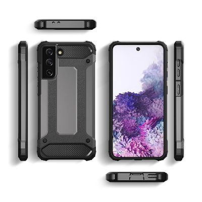 4. Hybrid Armor etui do Samsung Galaxy S23+ pancerny hybrydowy pokrowiec niebieskie