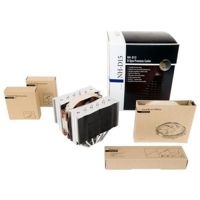4. Chłodzenie CPU NOCTUA NH-D15  2 x140 mm AMD, Intel