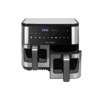 6. AIR FRYER frytkownica beztłuszczowa BLOW 2500W 9L dwukomorowa